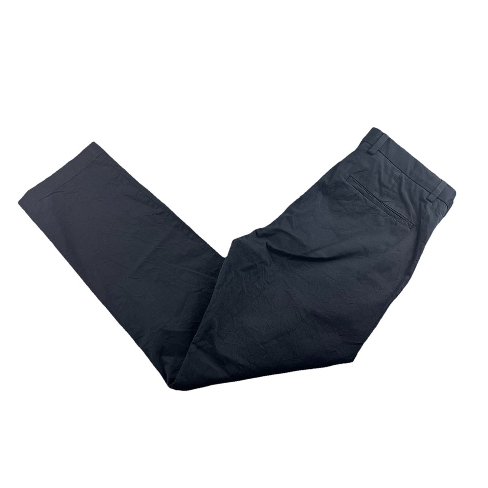 TM Lewin Chinos Trouser 30R Navy Blue Italian Larusmiani Tessuti Business Casual